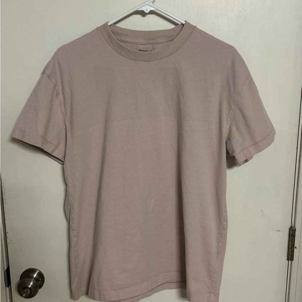 Abercrombie & Fitch Light Pink Short Sleeve Tee